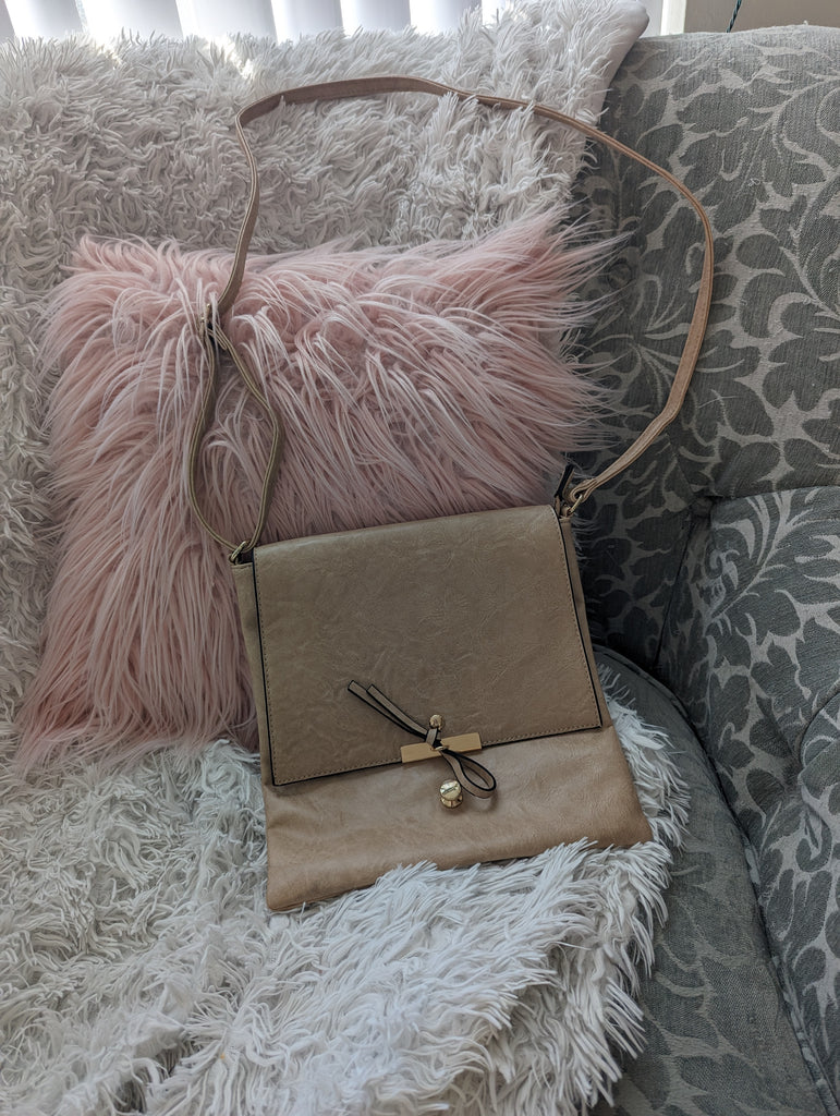 Square Leather Purse