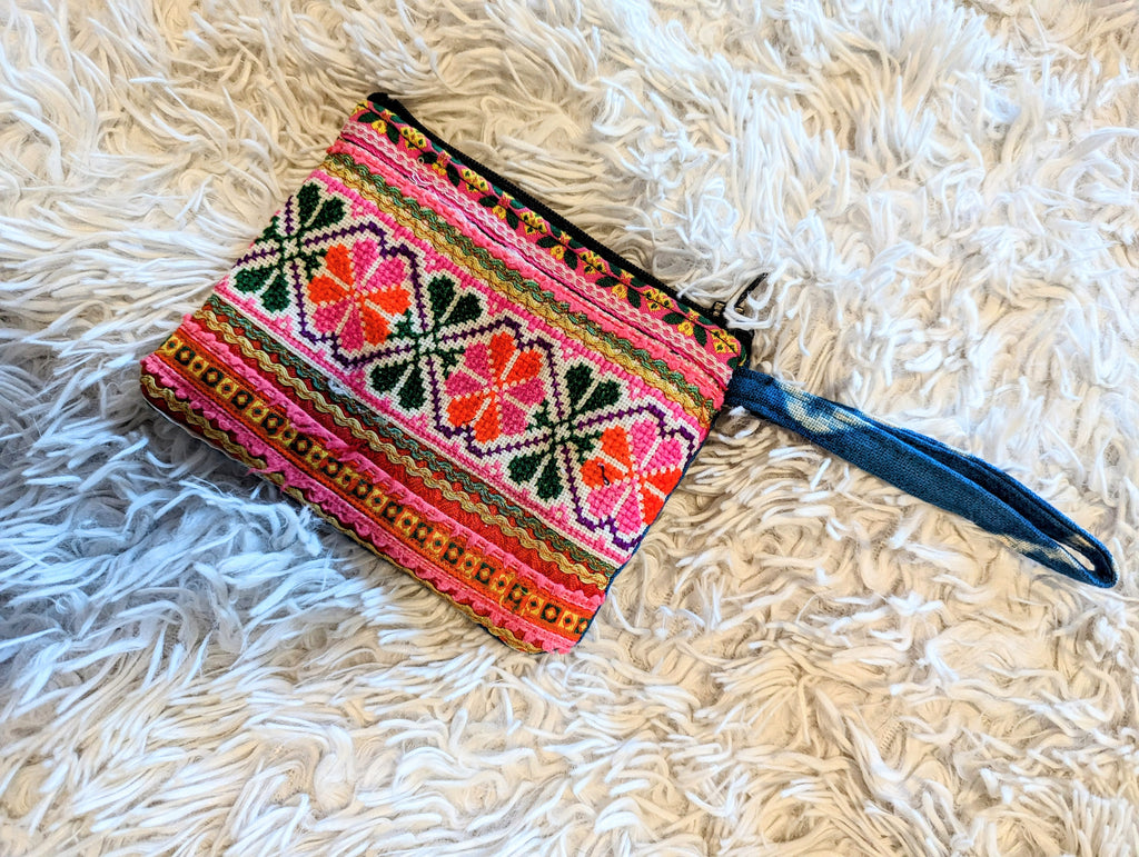 Hmong Boho Textile Wallet
