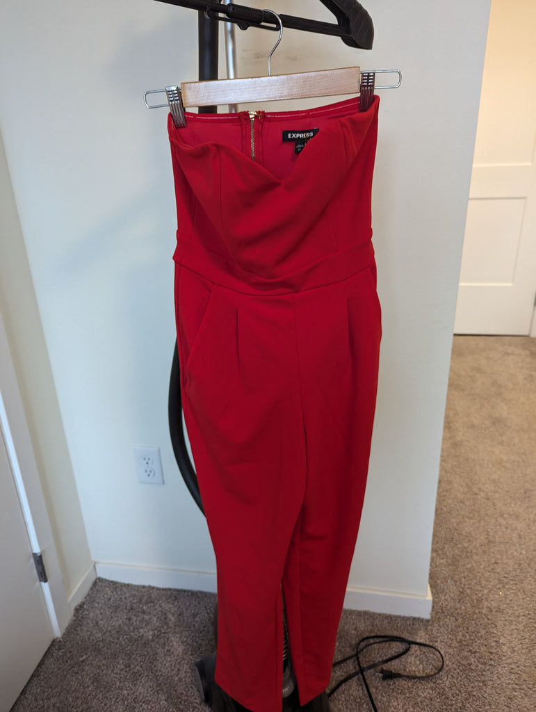 Red Express Jumpsuit