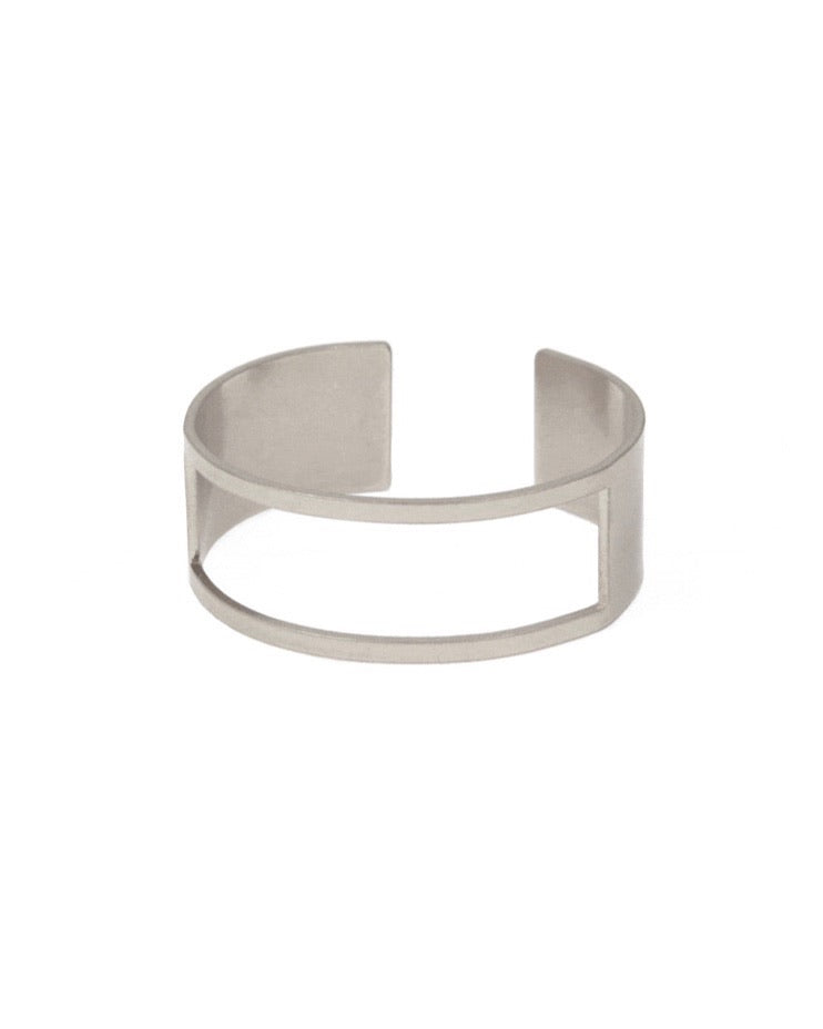 Silver Cut Out Cuff